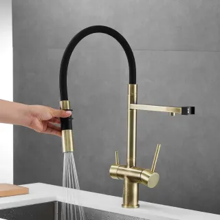 Смеситель для кухни Rose R958Q бронза